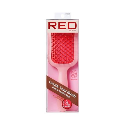 Red By Kiss Gentle Vent Brush For Sensitive Scalp Protection