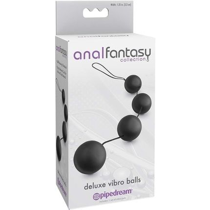 Anal Fantasy Collection Pipedream Deluxe Vibro Balls Black