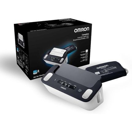 Omron Complete Smart Home Blood Pressure Monitor And Ecg For Hypertension Monitoring And Afib Screening - 2-In-1 Blood Pressure Monitor & Ecg