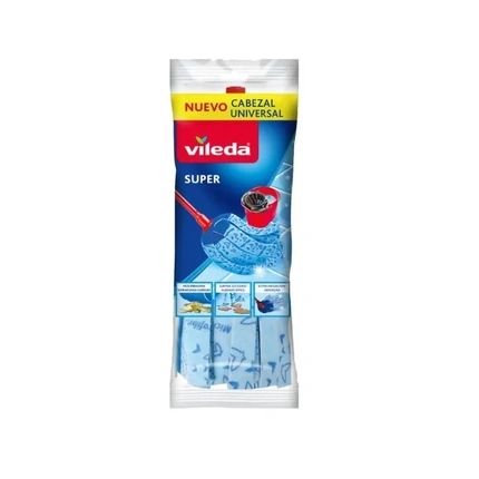 Vileda Vileda Super Mop Blue Ideal For Efficient Cleaning