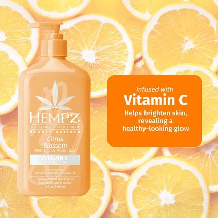Hempz Body Lotion Citrus Blossom Limited Edition Daily Moisturizing Cream - Image 3