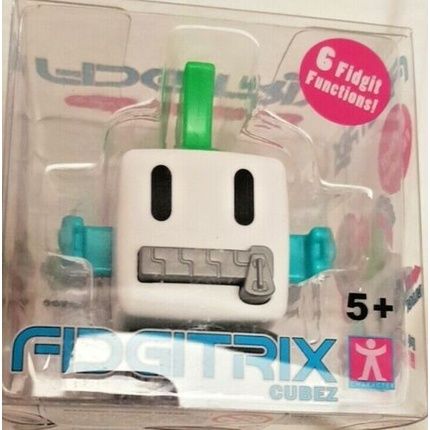 Fidgitrix Cubez Anti-Stress Fidget Cube With 6 Functions - White Dot - Image 3