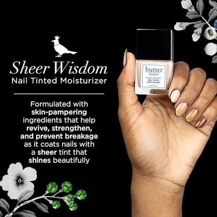 Butter London Nail Strengthener For Damaged Nails Sheer Wisdom Tinted