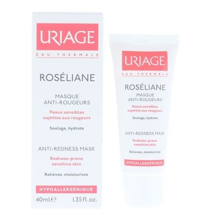 Uriage Rosliane Antiredness Mask 40Ml Mask For Sensitive Skin With A Tendency To Flush