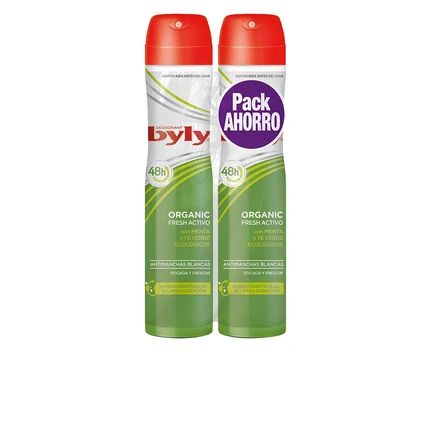 Byly Byly Organic Extra Fresh Deodorant Spray 2X200Ml