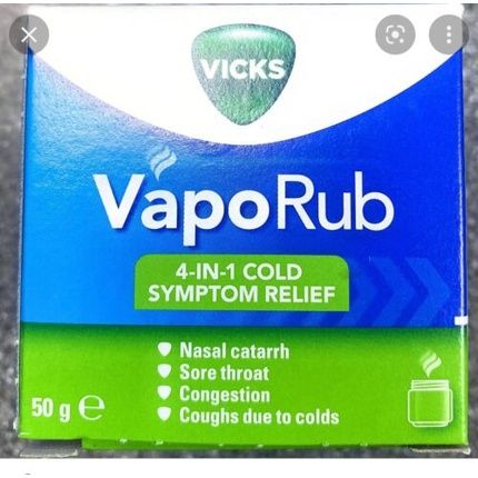 Vicks Vaporub Congestion Vapour Rub Relief Chest Eucalyptus Menthol