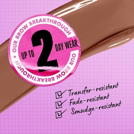 Nyx Professional Makeup Zero To Brow Longwear Eyebrow Gel Chocolate - Image 3