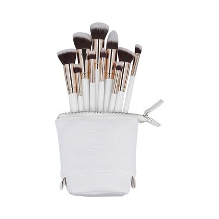 Ilu Basic Set 10 Makeup Brushes With White Bag