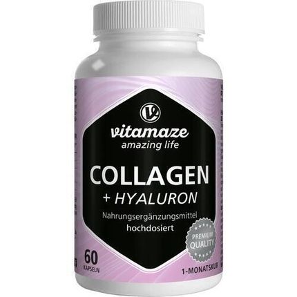 Collagen 300Mg + Hyaluron 100Mg High Dose Capsules 60 Pcs