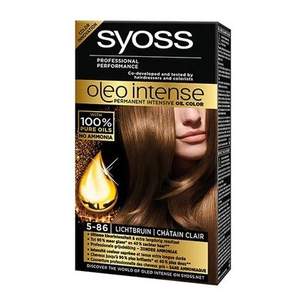 Syoss Color Oleo Intense 5-86 Light Brown Hair Dye