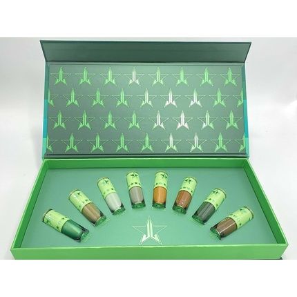 Jeffree Star Cosmetics Mini Green Lipstick Bundle Money Honey Velour Liquid Lipstick Limited Edition