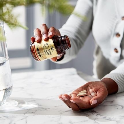 Solgar Skin Hair And Nails Helps Build Collagen With Zinc Copper And Vitamin C Vegan And Gluten Free