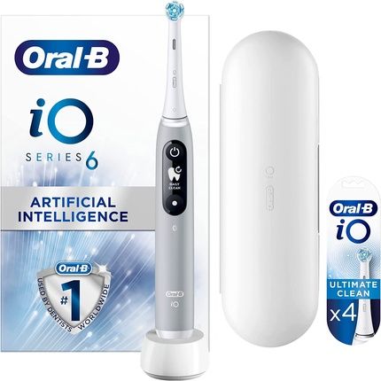 Oral-B Io6 Grey Opal Ultimate Clean Electric Toothbrush