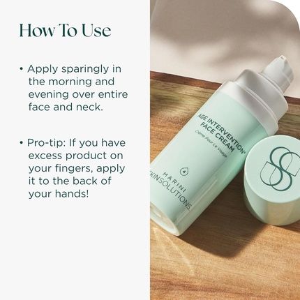 Marini Skinsolutions Age Intervention Face Cream Anti-Aging Formula - Image 3