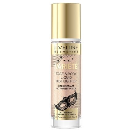 Eveline Variete Liquid Highlighter 01 Champagne Gold 30Ml