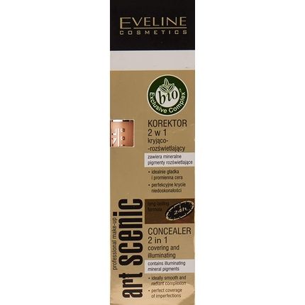 Eveline Art Scenic Professional 2 In 1 Face Concealer, Ivory