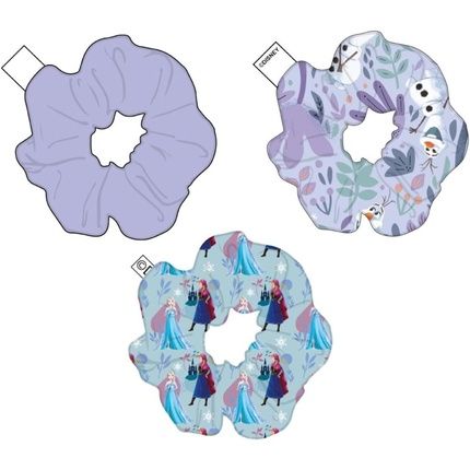 Disney Frozen Hair Scrunchies For Girls And Women - Non-Slip Soft Ponytail