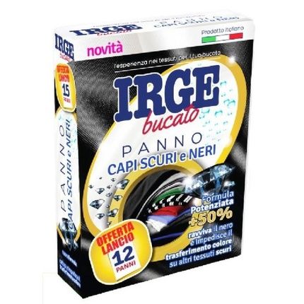 Irge Color Catcher 12 ورقة للملابس السوداء والداكنة