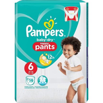 Pampers Baby-Dry 19 Diapers Size 6 16 Kg And
