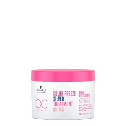 Schwarzkopf Bc Color Freeze Silver Treatment 500Ml Professional Hair Care For Color Treated Hair