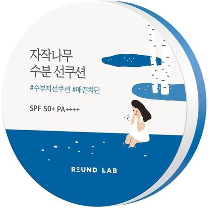 Round Lab Birch Juice Moisturizing Sun Cushion Spf 50+ Pa++++ 15G