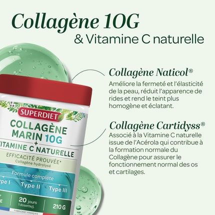 Superdiet Marine Collagen With Natural Vitamin C Unflavored