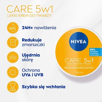 Nivea Light Anti-Wrinkle Cream 100Ml - Image 3