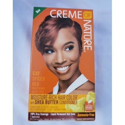 Creme Of Nature Permanent Hair Color C32 Spiced Red - Australia Stock - Image 4