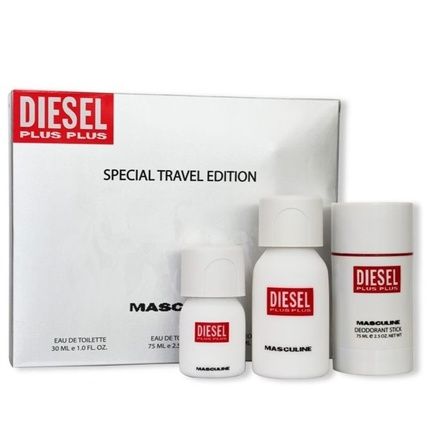 Plus Plus Masculine Set - Toilet Water Spray 75Ml, Deodorant Stick 75Ml, And Toilet Water Spray 30Ml