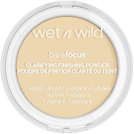 Wet N Wild Bare Focus Clarifying And Finishing Powder With Hyaluronic Acid And Vitamin E For Fair/Light Skin Tones