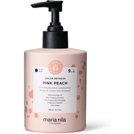 Maria Nila Colour Refresh Pink Peach 300Ml Warm Pink Peach Tone Hair Mask