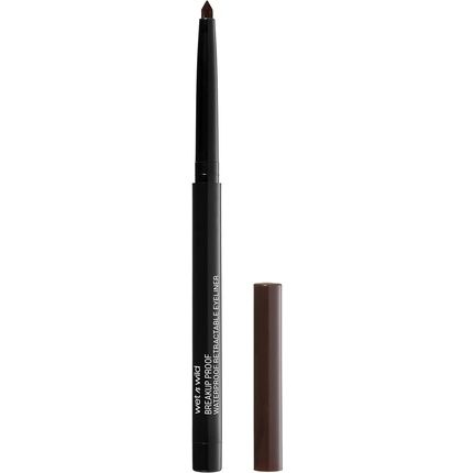 Wet N Wild Megalast Retractable Eyeliner Gel Eyeliner With Intense Finish And Long-Lasting Effect For 16 Hours Makeup For Eyes Pigmented And Stain-Proof Formula Black Brown