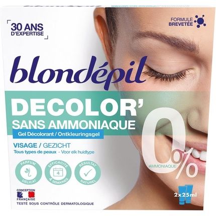 Blondepil Gel Colour Remover Without Ammonia For Face 25Ml - Pack Of 2