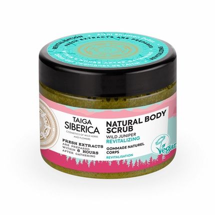 Siberica Professional Taiga Natural Body Scrub Revitalizing - 300Ml