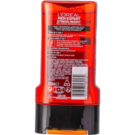 L'Oreal Men Expert Stress Resist Shower Gel 300Ml