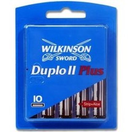 Wilkinson Sword Duplo Ii Plus Men'S Razor Blades With Aloe Vera Strip