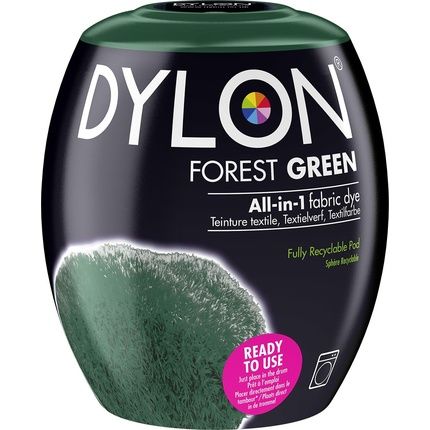 Dylon Fabric Dye Pod Forest Green Perfect For Dyeing Fabrics