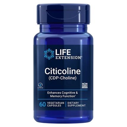 Life Extension Cognizin Cdpcholine 250 Mg 60 Veggie Capsules