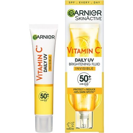 Garnier Vitamin C Daily Uv Invisible Brightening Fluid Spf 50+
