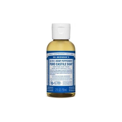 Dr. Bronner'S Peppermint Liquid Soap 60Ml