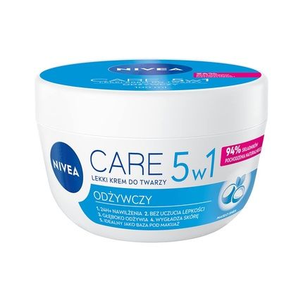 Nivea Care 5In1 Nourishing Light Facial Moisturizer 100Ml
