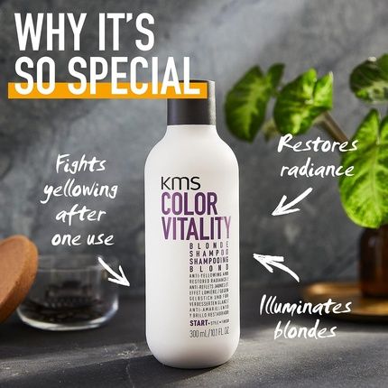Kms Colour Vitality Shampoo For Blonde Hair 250Ml