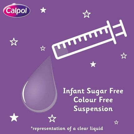 Calpol Infant Oral Suspension Paracetamol Strawberry Flavour 100Ml - Sugar And Colour-Free