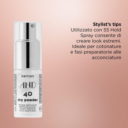 Kemon And 40 Dry Powder Hair Care For Creative Looks 5G - Image 3