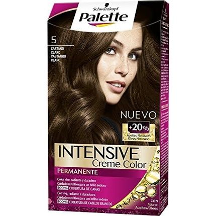 Palette Intense Shade 5 Light Brown Permanent Colour Schwarzkopf Palette Icc 5 Light Brown