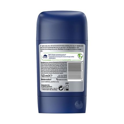 Nivea Silver Protect Antiperspirant Stick 50Ml