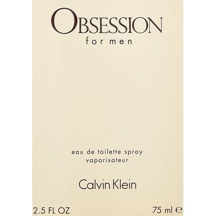 Calvin Klein Obsession For Men Eau De Toilette 2.5 Fl Oz