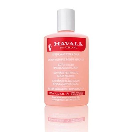 Mavala Extra Soft Pink Remover 100Ml Gentle Nail Polish Remover