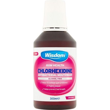 Wisdom Chlorhexidine Mouthwash Original Alcohol Free 300Ml