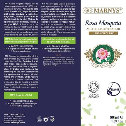 Marny'S Rosehip Oil Bio Spray 50Ml - Image 3